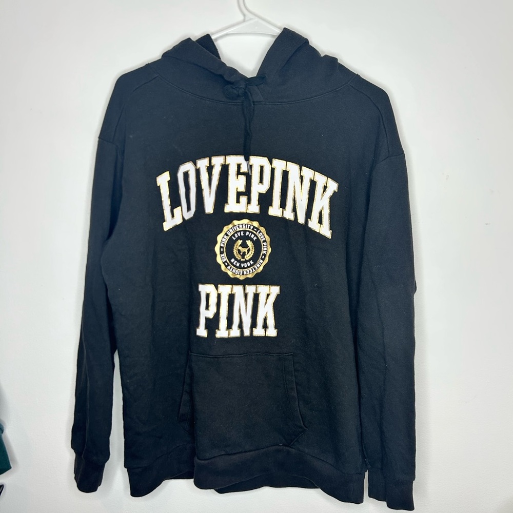 Black Victoria Secret Pink Hoodie